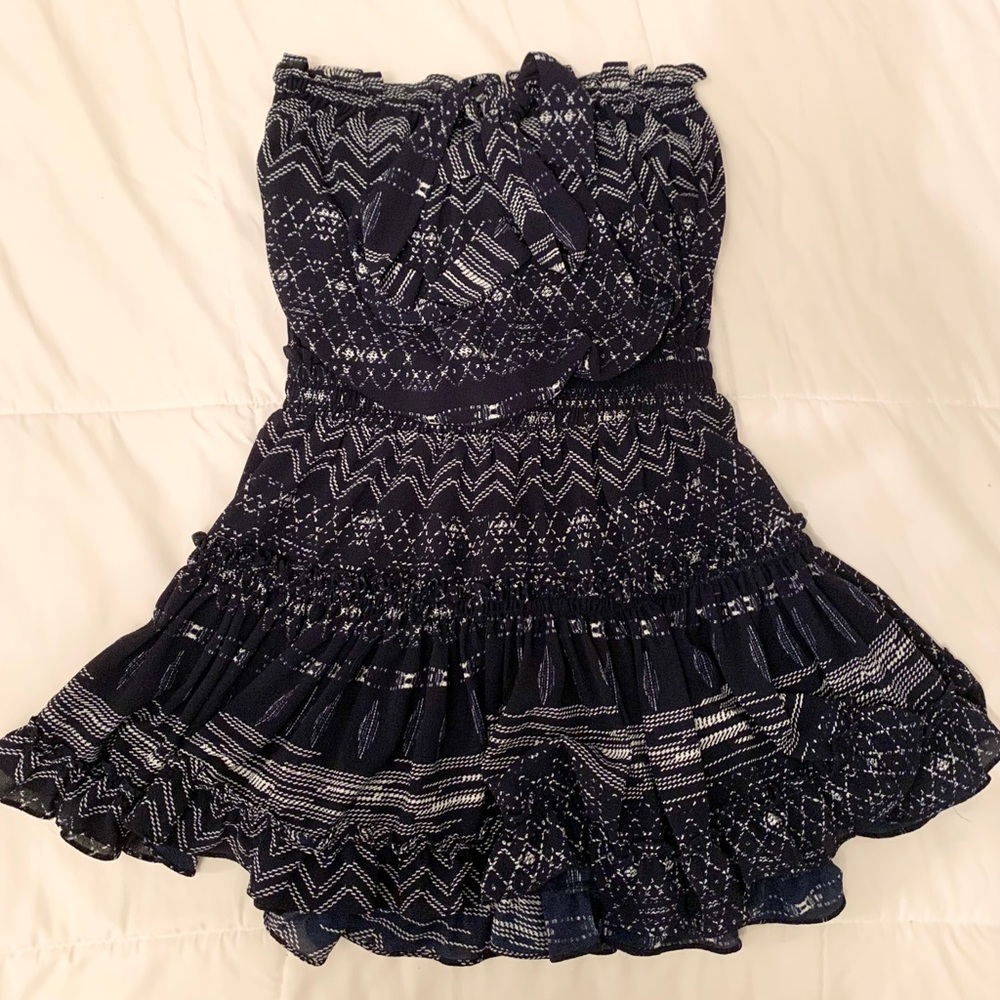 Misa LA Blue Mini Dress